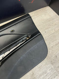 01-06 BMW E46 M3 PASSENGER RIGHT SIDE DOOR PANEL CARD BLACK OEM