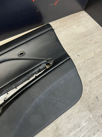 01-06 BMW E46 M3 PASSENGER RIGHT SIDE DOOR PANEL CARD BLACK OEM