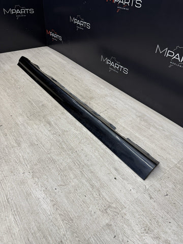 BMW 01-06 E46 M3 Rocker Panel Side Skirt Left Driver Carbon Black 51717890011