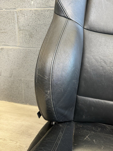 08-13 BMW E92 M3 Coupe Original Black Interior Front Seats Powered Heated