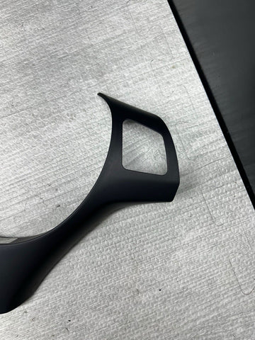 08-13 BMW E90 E92 E93 M3 Lower Steering Wheel Trim Cover Plate Black