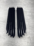 01-06 BMW E46 M3 BLACK Right Left Fender Vents Grille Grills Trims NO EMBLEM