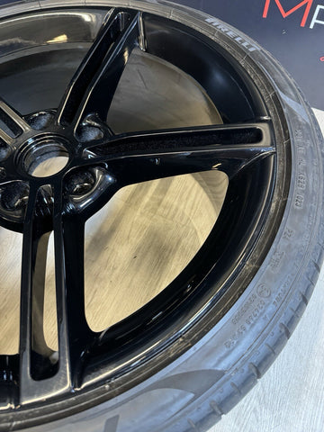 PORSCHE TAYCAN MISSION E REAR WHEEL RIM 21x11.5 ET66 9J1601025AB *Repaired Crack