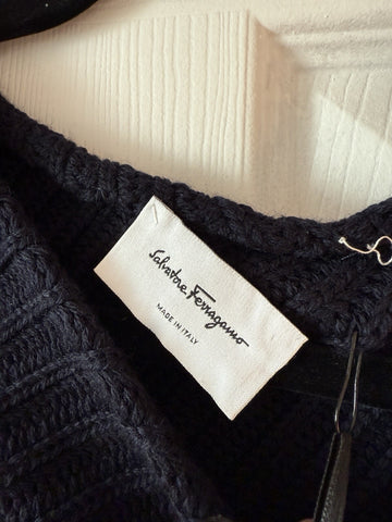 Salvatore Ferragamo Black Size S / Small Wool Sweater