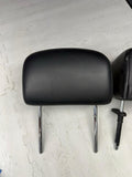 2001-2006 BMW E46 M3 Convertible Black Rear Headrests Head Rests Pair *NOTES*