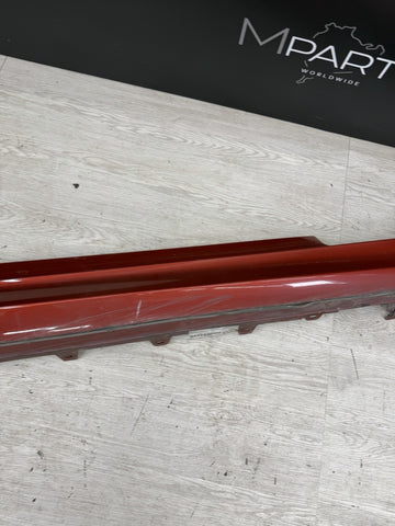 15-20 OEM BMW F82 F83 M4 Right Passenger Side Skirt Rocker Panel Sakhir Orange