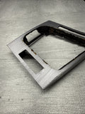 01-06 BMW E46 M3 Interior Center Shift Shifter Trim Brushed Aluminum Broken Tab