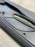 01-06 BMW E46 M3 DRIVER LEFT SIDE DOOR PANEL CARD BLACK OEM