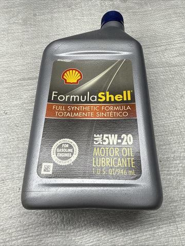 (6) Shell SAE 5W-20 Full Synthetic Motor Oil Gasoline