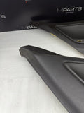 BMW E46 M3 01-06 Coupe Rear Left Door Cards Black Genuine 51437890743