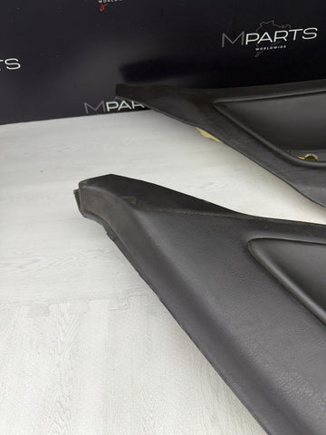 BMW E46 M3 01-06 Coupe Rear Left Door Cards Black Genuine 51437890743