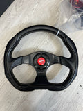 BMW 01-06 E46 M3 FRONT LEATHER STEERING WHEEL MOMO
