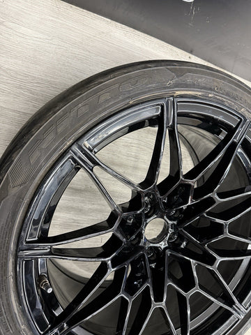 OEM / REFURBISHED 20” BMW G82 G83 G80 M3 Rear Wheel Rim 826M 20x10.5 Gloss Black