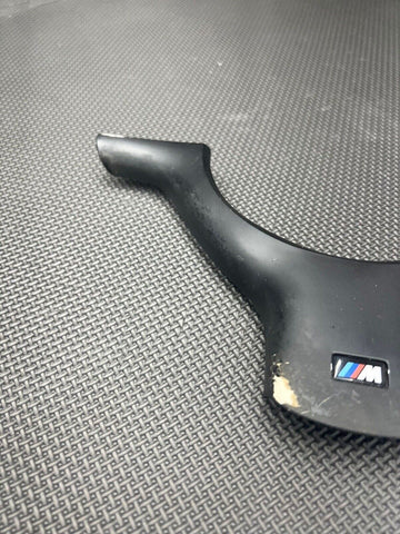 01-06 BMW E46 M3 Lower Steering Wheel Trim Cover Plate Black