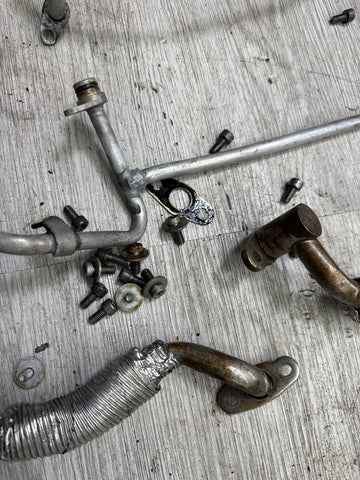 15-20 BMW F80 F82 F83 M3 M4 S55 Turbos Coolant Lines Pipes 7850278 7850279