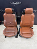01-06 BMW E46 M3 Convertible Interior Front Heated Seats Cinnamon *Notes*