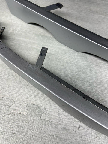 BMW E46 M3 Headlight Trims With Non Washer Option Titanium Silver