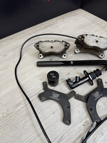 BMW E46 M3 01-06 Chasebay Hydro Hand Brake Assembly Wilwood Caliper Assembly