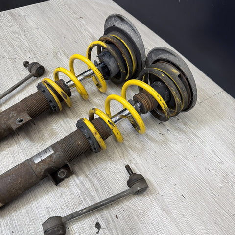 01-06 BMW E46 M3 ST Front Shocks Struts Springs HR Rear Springs Links *Rusty*