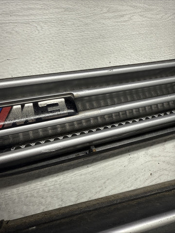 01-06 BMW E46 M3 Left Right Fender Vent Grilles Grills Trims Silver