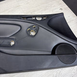 01-06 BMW E46 M3 DRIVER LEFT SIDE DOOR PANEL CARD BLACK OEM