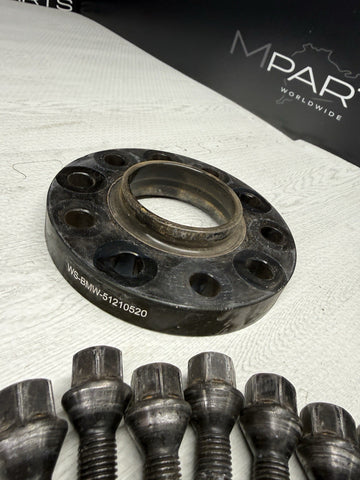 20MM Spacers + Extended Bolts PAIR 5x120 BMW E SERIES