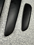 01-06 BMW E46 M3 Convertible Door Upper Arm Rest Armrest Pads Black *1 Rear Tab