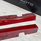 01-06 BMW E46 M3 Rocker Panel Side Skirts OEM Imola Red