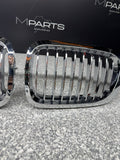 NEW BMW 01-06 E46 M3 Front Kidney Grilles Chrome Set