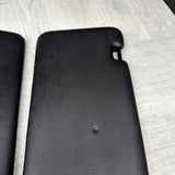 1984-1993 BMW E30 3-Series Factory Sun Visor Pair Anthracite Vinyl OEM *Notes*