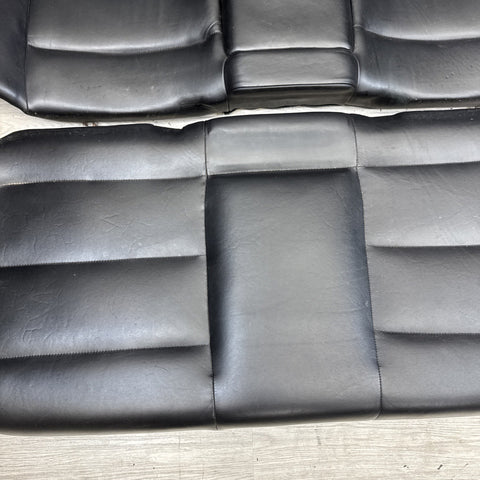 95-99 BMW E36 M3 Sedan Rear Bench + Folding Backrest Back Rest Seats Black