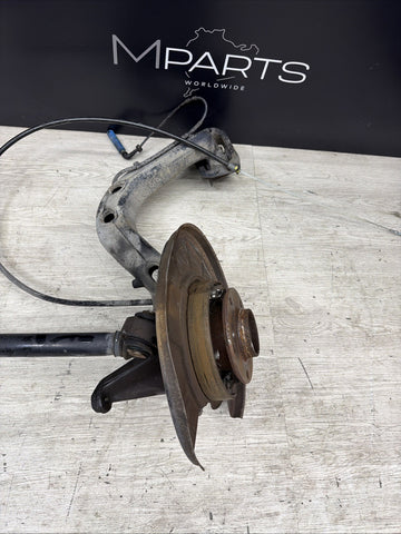 01-06 BMW E46 M3 Left Driver Rear Suspension Spindle Trailing Arm Bearing Axle