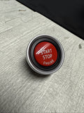 BMW 08-13 E90 E92 E93 M3 E82 135 335 Red Start Stop Silver Ring Set