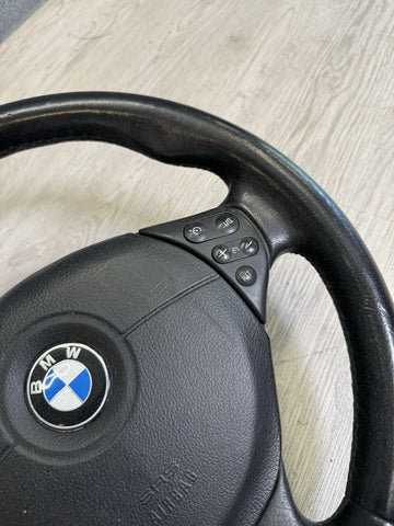 1999-2002 BMW Z3M SPORT STEERING WHEEL BLACK LEATHER OEM