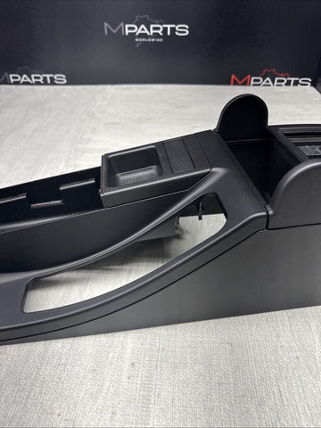 01-06 BMW E46 330 328 325 M3 CONVERTIBLE BLACK CENTER CONSOLE
