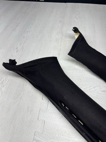 2001-2006 BMW E46 M3 Coupe Front A Pillars Trims Cover Black OEM