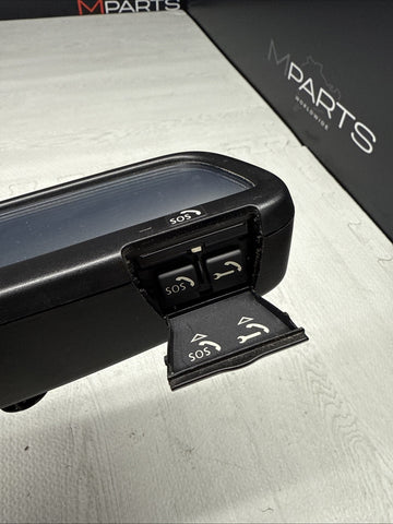 01-06 BMW E46 M3 Auto Dimming Rear View Mirror SOS Homelink 51167115777 *Damage