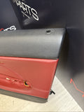 01-06 BMW E46 M3 FRONT RIGHT PASSENGER SIDE DOOR PANEL CARD IMOLA RED OEM