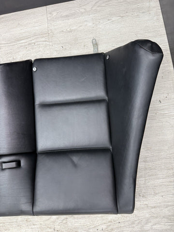 BMW 01-06 E46 M3 Convertible Rear Seat Back Rest Cushion Black Leather Backrest