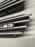 01-06 BMW E46 M3 Left Right Fender Vent Grilles Grills Trims Silver