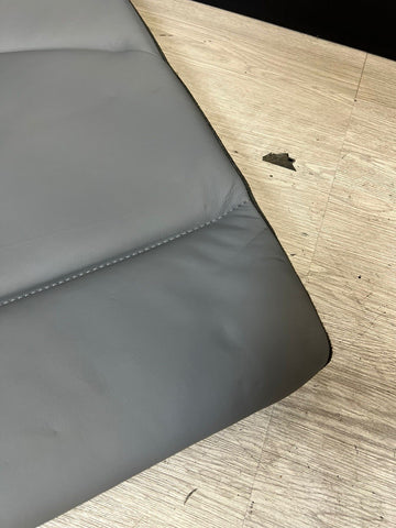 BMW 01-06 E46 M3 Coupe Rear Seat Back Rest Dove Grey Gray Leather Backrest Right
