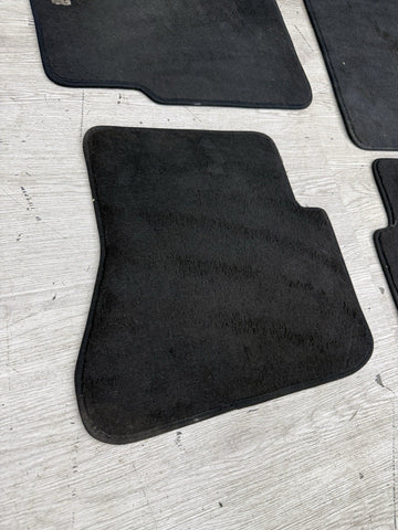 Genuine 01-06 BMW E46 M3 Convertible Carpets Floor Mats Black Front & Rear