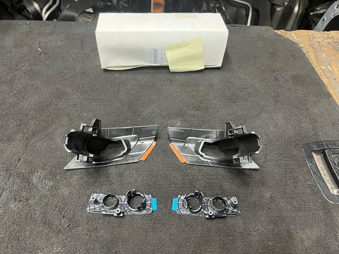 12-19 BMW F33 F36 FRONT BUMPER COVER WASHERS SENSORS KIT HOLDERS OEM 51117387126