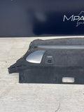 2012-2018 BMW 650I F06 M6 REAR DECK SHELF PANEL BLACK OEM ALCANTARA