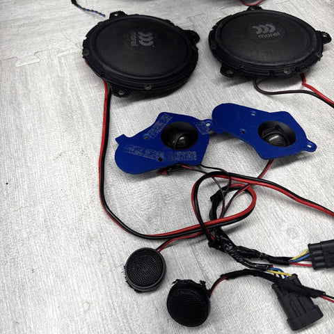 01-06 BMW E46 M3 Upgraded Speakers Morel Virtus Nano Hybrid Woofer Convertible