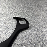 08-13 BMW E90 E92 E93 M3 Steering Wheel Trim Cover Black Leather Wrapped