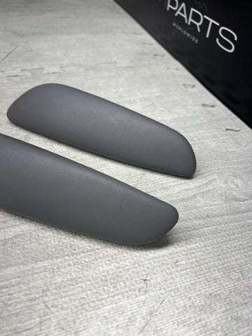BMW E46 325 330 M3 Convertible Rear Grey Gray Upper Armrest Pads 7894431 7894432