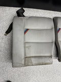 1995-1999 BMW E36 M3 Coupe Rear Folding Seat Backrest Dove Grey OEM
