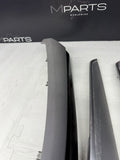 14-18 OEM BMW F15 X5 Dash Door Panel Fine Silver Decor Interior Trim Cover SET