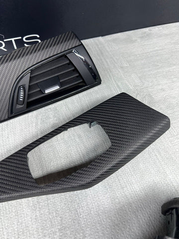 BMW 2 Series M2 F87 F22 Carbon Dashboard Console Decorative Trim Set 8073752